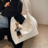 Вместительная и большая полиуретановая ретро брендовая сумка через плечо, сумка на одно плечо