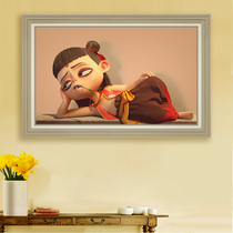 Nezhas demon boy born cross stitch 2020 New embroidery cartoon small handmade fabric thread embroidery