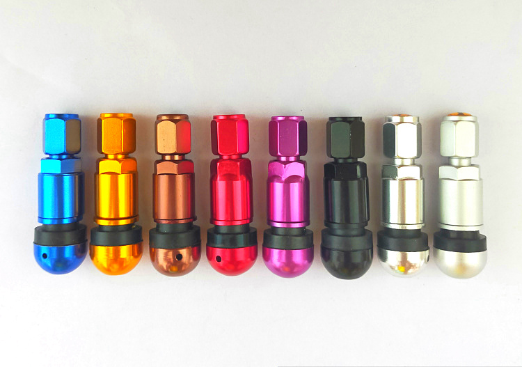 Automobile tire aluminum alloy valve explosion-proof type automobile vacuum tire nozzle car modified wheel shell metal valve