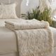 Quilted non-slip Korean bed cover three-piece set quilt single lace