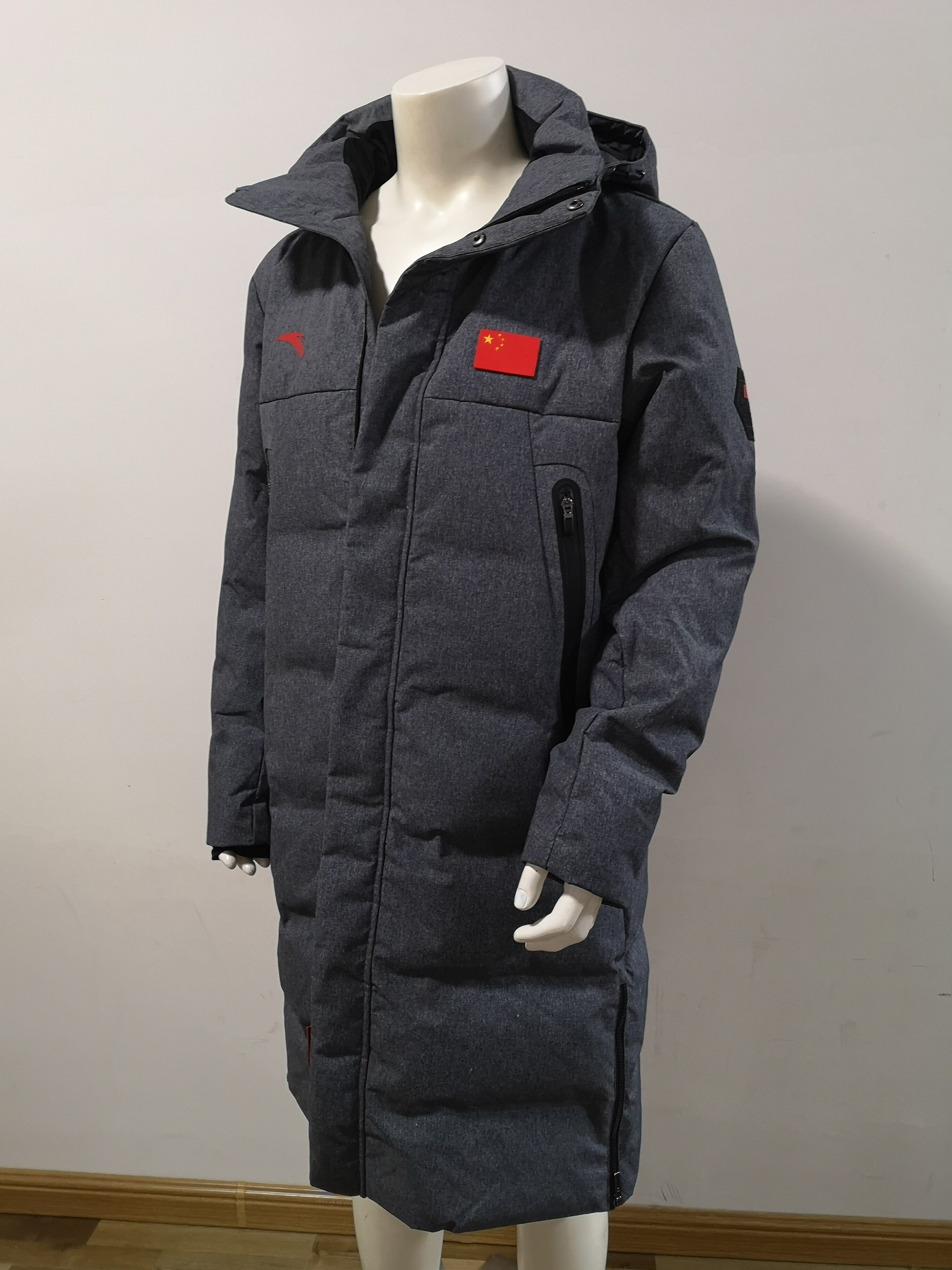 ANTA Anta Sponsors National Team Down Jacket Fall/Winter 2018 New Cold-proof Coat Long Down Coat