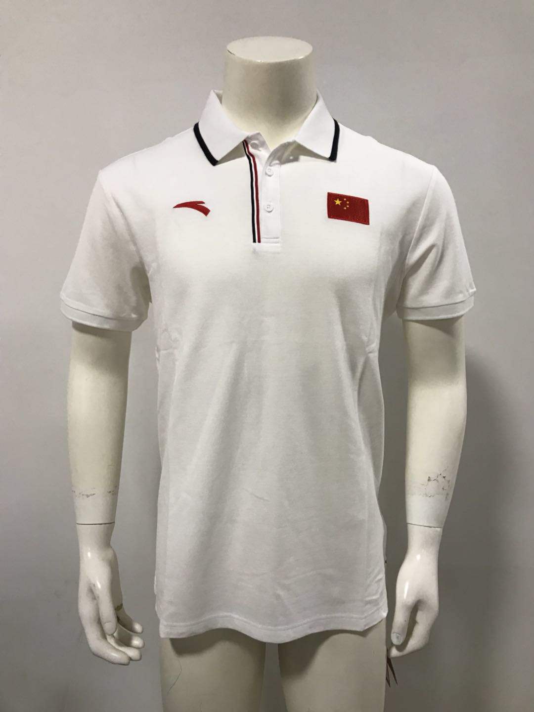 Đội tuyển quốc gia ANTA / Anta tài trợ áo sơ mi polo ngắn tay mới 2018 cho nam ve áo ngắn T thời trang đơn giản - Áo polo thể thao áo polo nam trung niên