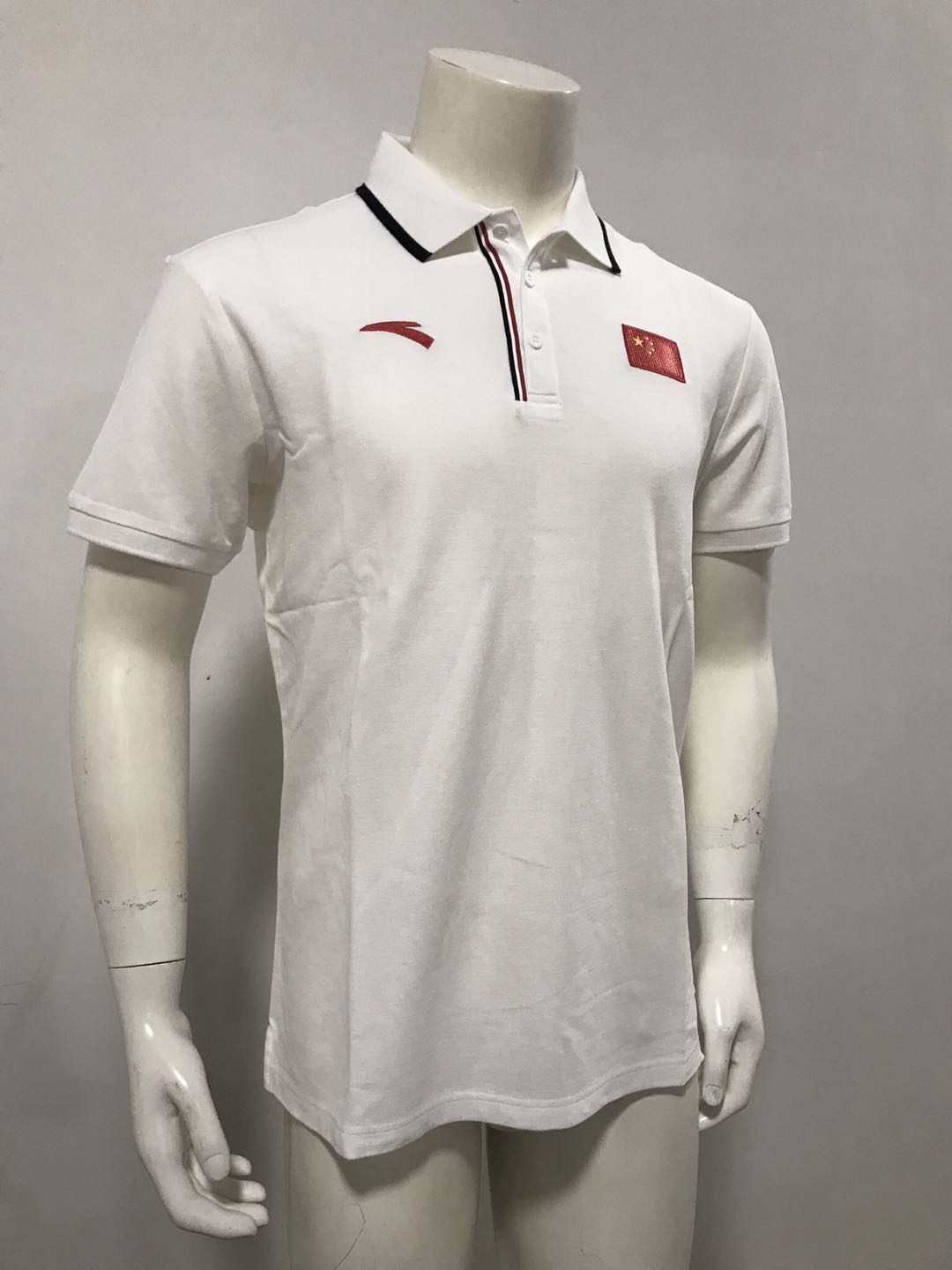 Đội tuyển quốc gia ANTA / Anta tài trợ áo sơ mi polo ngắn tay mới 2018 cho nam ve áo ngắn T thời trang đơn giản - Áo polo thể thao áo polo nam trung niên