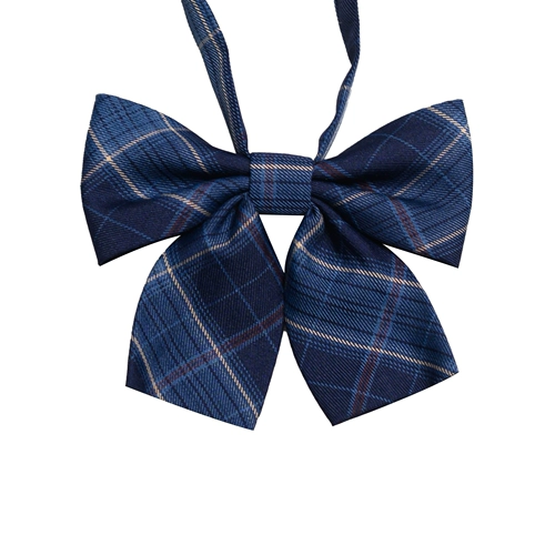 [Cherry JK] Голубой туман море глубоко синяя сетка маленькая маленькая юбка Skolen Word термин кроличьи ухо