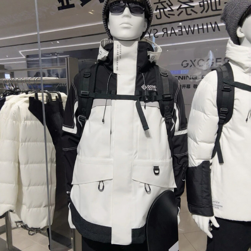 [Show Model] Niaojia Cut-Label Men's Outdoor Gore-Tex Hooded Multi-Functional Jacket D4/4G01