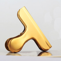 Hand Tent Tool Brass Golden Long Mouth Clip Flat Mouth Clip Office Document Clip Book Clip Bill Holding Clip