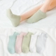 Vớ nữ vớ vớ nữ vớ thấp giúp vớ cotton mùa hè phần mỏng miệng nông vớ vô hình Hàn Quốc silicone chống trượt dễ thương - Vớ hàng tuần tất uniqlo
