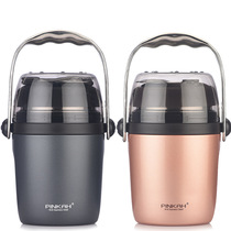Family products insulation lunch box female students wide caliber long 12 insulation two layer rice bucket to work with soup portable pot