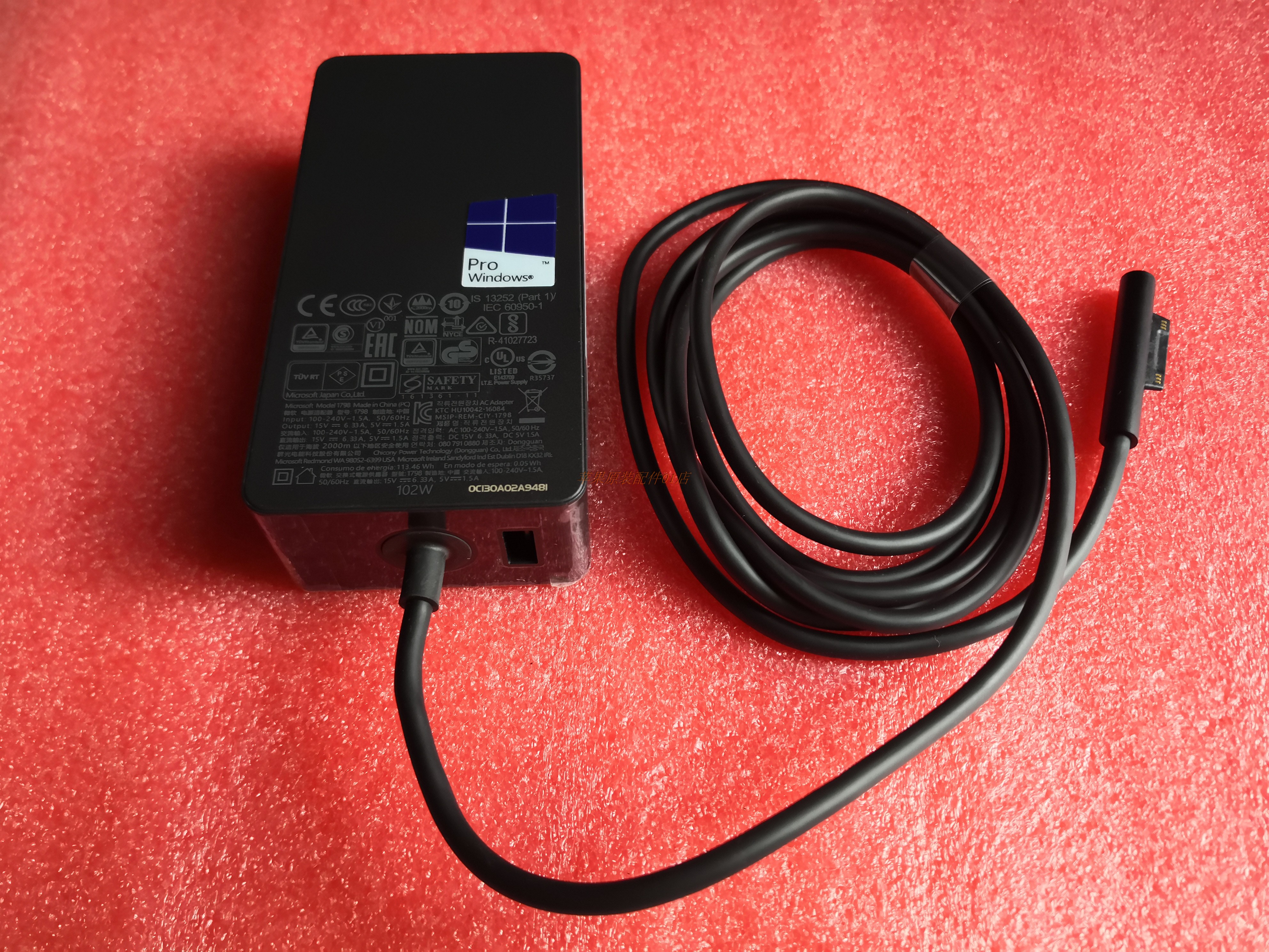 Microsoft Surface Book 2 Power Original Reinforced Version Charger 102W Accessories 15V6 33A Fast-Fill