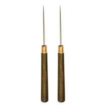 Cone Tool Binding Punched Stainless Steel Wooden Handle Straight head one thousand pieces by hand Artisanal Vertebral Subcones