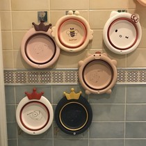 ins cartoon lovely pattern foldable washbasin student dormitory portable washbasin small number home laundry basin