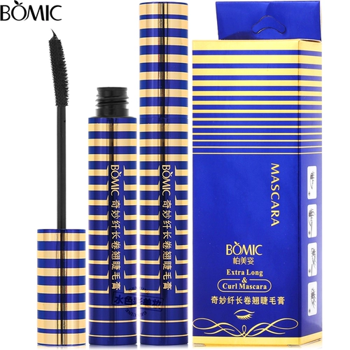 柏美姿 Удлиняющая завивающая водостойкая тушь, плотный длинный базовый крем для фиксации прически, долговременный эффект, не растекается