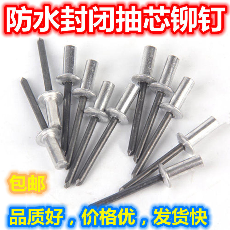 Closed core pull rivet round head waterproof pull rivet closed big cap big flat round head rivet M3 2M4M5M6