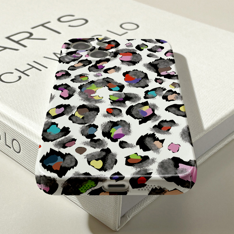 〖 BONJOUR 〗 Buntes Graffiti mit Leopardenmuster und Spritzer Tinte//Vom Blogger empfohlen//Teile schöne Pflanzen und Gras_voghion.com