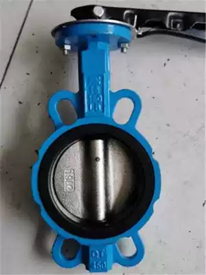 Handle clip butterfly valve D71X-16Q cast iron manual butterfly valve factory direct DN50DN65DN100DN150