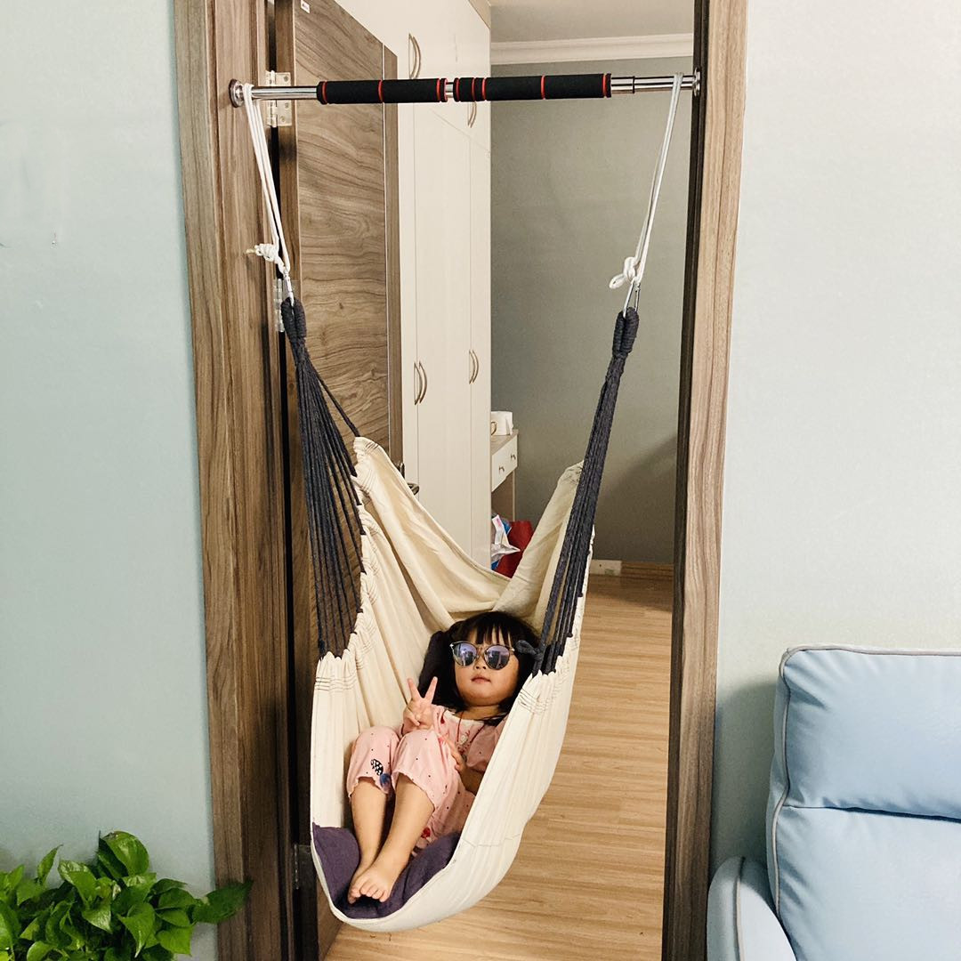 Swing indoor children's cradle door frame home hammock courtyard hanging chair free punch seat outdoor swing rocking chair