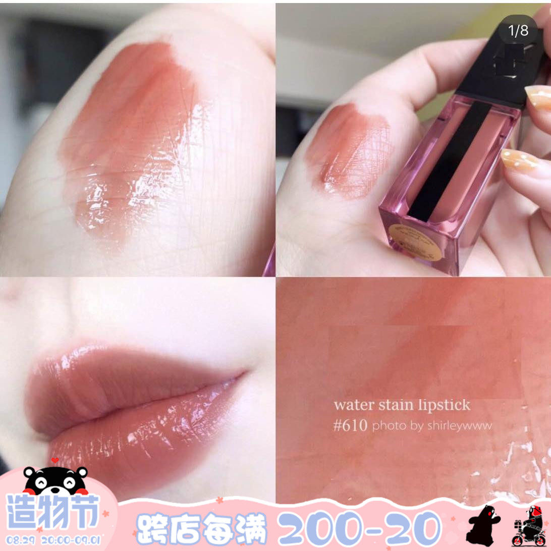 YSL Saint Laurent Water Stain2019 New Satin Water Light Lip Glaze 610 434 617 416 407