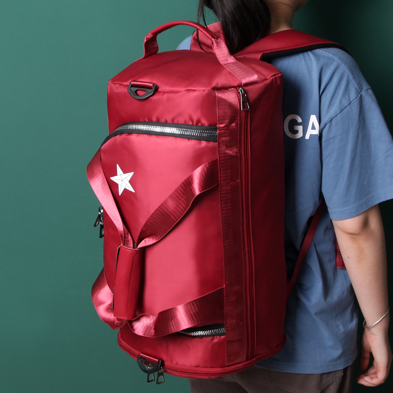 Foreign Trade Tail Single Men And Women Fitness Package Travel Bag Travel Bag Two Backlaws Two References Design Feel Full