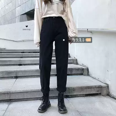 Original Kumizi Korean chic Academy girl autumn and winter lazy wind retro thin Joker pants