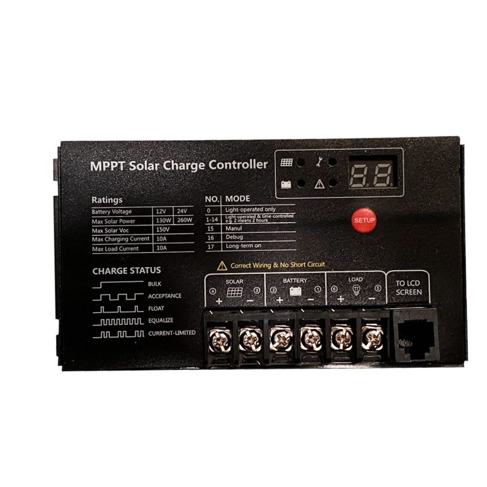 mppt Million good controller solar panel power generation system household 10A photovoltaic module battery charging direct sales