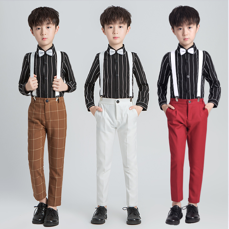 Children's Suite Boy Suite Boy Suite Flower Children's Dresses Han Edition of Big Child Boy Host Piano Show Clothes