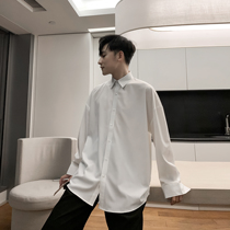  (VERA spot)ins Hong Kong style shirt mens long-sleeved Korean version of the net red very fairy shirt loose and wild tide