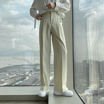 (VERA KANE) Korean ins straight loose casual handsome vertical vertical feeling wide legs
