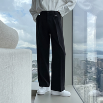 (VERA KANE) South Korea ins autumn loose casual straight wide legs wild solid color niche trousers trending man