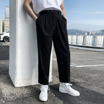  (VERA spot)Suit pants Mens loose casual Korean style pants wide leg pants straight pants ins suit pants