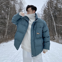 (VERA men) South Korea ins loose collar leisure high street thick bread cotton suit Joker coat tide man