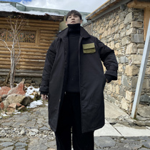 (VERA men) South Korea ins winter tide loose tooling wind leisure long cotton clothes casual jacket men