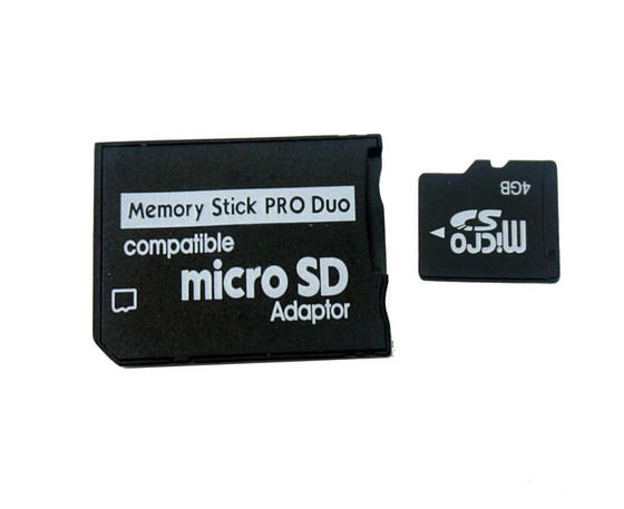 tftoms 어댑터 카드 고속 PSP 단일 조끼 MicroSD-MS 카드 홀더는 최대 13M의 128GB 속도를 지원합니다.