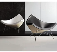 Кококальный стул кокосовой стул кокосовой стул Офис Отель Casual Glass Idon стальной дизайнер