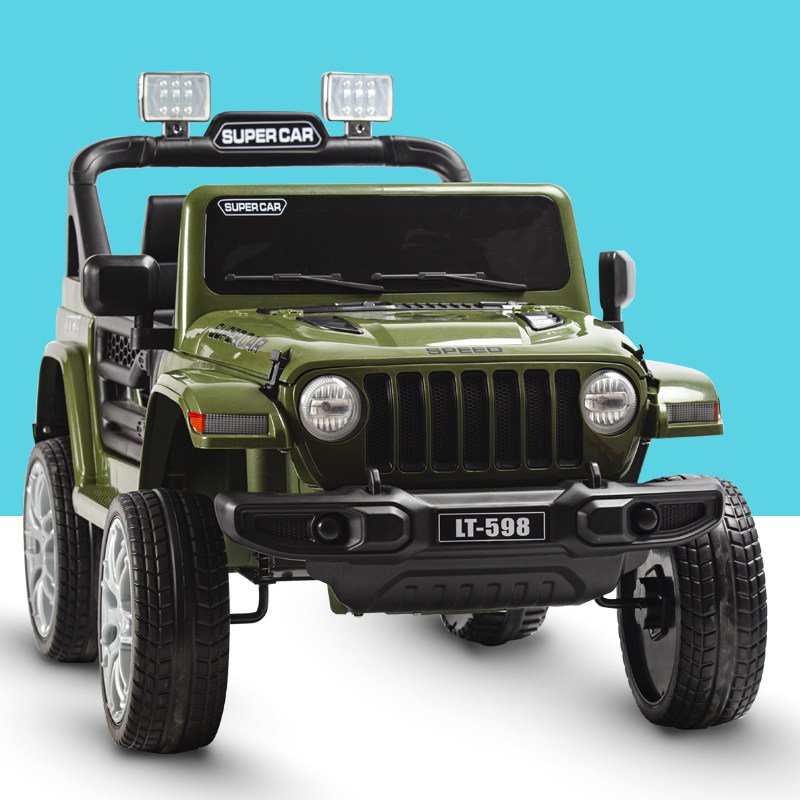Children's electric vehicle four wheel off road vehicle 1-8 years old boy baby can sit in a double four-wheel drive charging car large