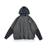 Комплект, трендовая брендовая толстовка с капюшоном, куртка для влюбленных, осенний, в корейском стиле, оверсайз