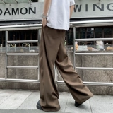 Летние тонкие трендовые штаны для отдыха, свободный прямой крой, в корейском стиле, подходит для подростков, китайский стиль