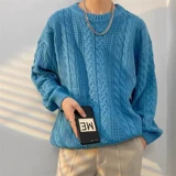 Tide, японский лонгслив, свитер подходит для мужчин и женщин, демисезонные трикотажные джинсы с начесом, оверсайз