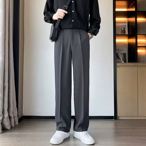 Tide, осенние трендовые цветные штаны для отдыха, костюм, свободный прямой крой