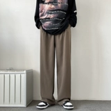 Костюм, мужские трендовые универсальные штаны для отдыха, оверсайз, свободный прямой крой, в корейском стиле, подходит для подростков