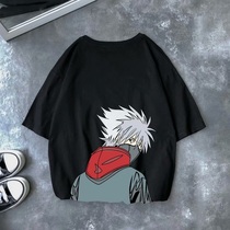 Summer Japanese Tide brand short sleeve T-shirt men hip hop retro casual half sleeve Korean trend loose Half sleeve clothes