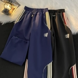 Tide, мужские летние тонкие спортивные штаны для отдыха, свободный крой, на шнурках