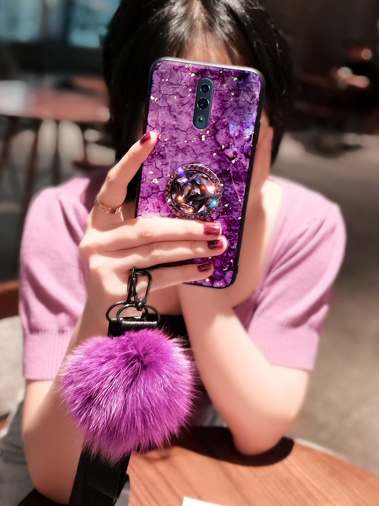 opporeno2 mobile phone case female reno10 times zoom version oppoa9 marble tide brand a5 soft silicone oppoa3 net red opporenoz full