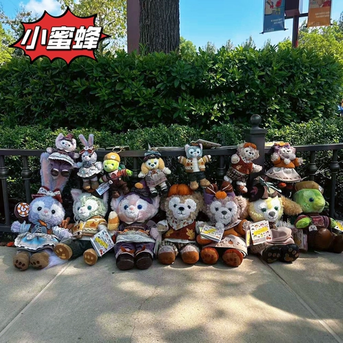 Дисней, плюшевая кукла, брелок, Шанхай, 2024 года, xэллоуин