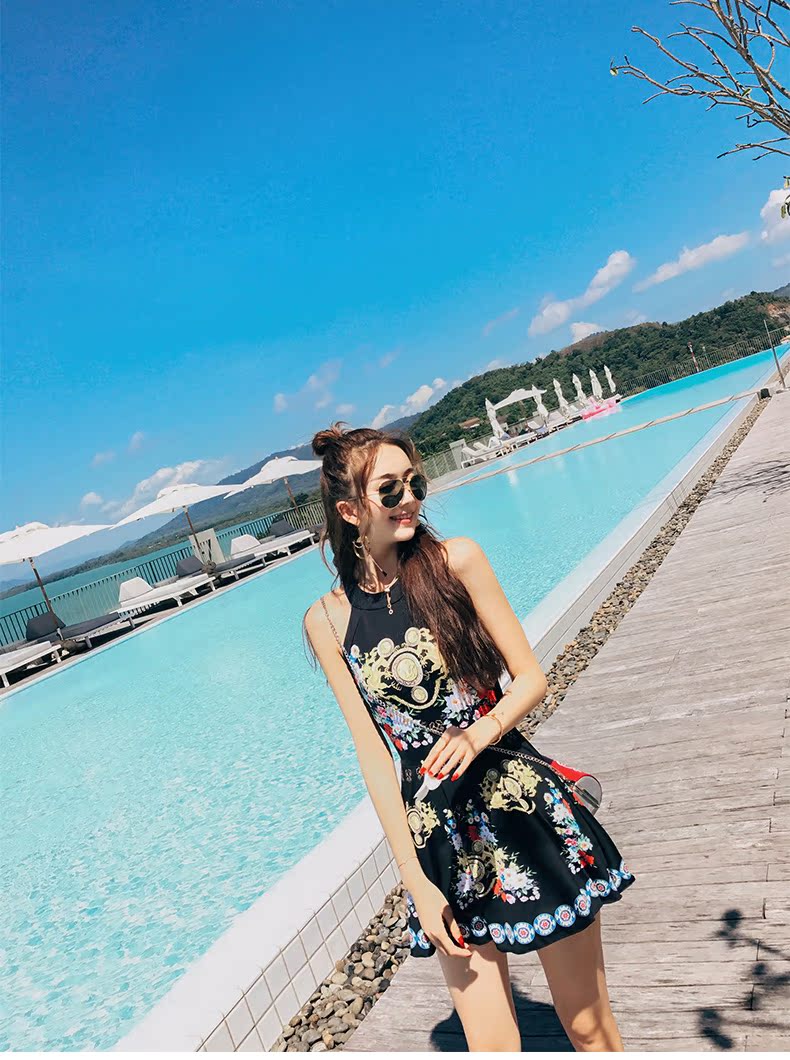 Yi Meishan áo tắm một mảnh bảo thủ Quần lót che bụng của phụ nữ Quần áo tắm giảm xóc Hàn Quốc - Bộ đồ bơi One Piece đồ bơi liền thân nam giá rẻ