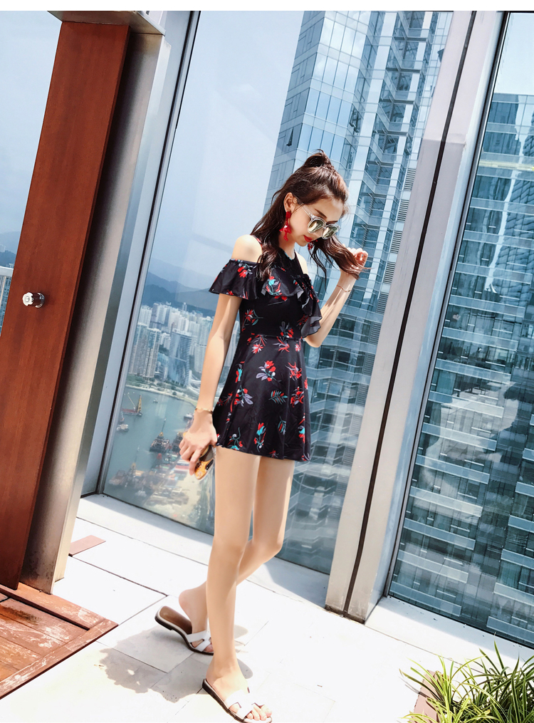 Đồ bơi nữ Slim Cover Maiden Váy Hai mảnh thời trang Hàn Quốc Spa Áo tắm sinh viên gợi cảm - Bộ đồ bơi hai mảnh đồ bơi 2 mảnh cạp cao