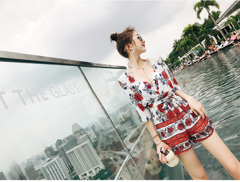 Bộ đồ bơi nữ mới 2018 set đồ mới tụ tập cả phụ nữ Meishan bảo thủ mùa xuân nóng bỏng gợi cảm - Bộ đồ bơi hai mảnh 	áo tắm 2 mảnh cho bé gái	