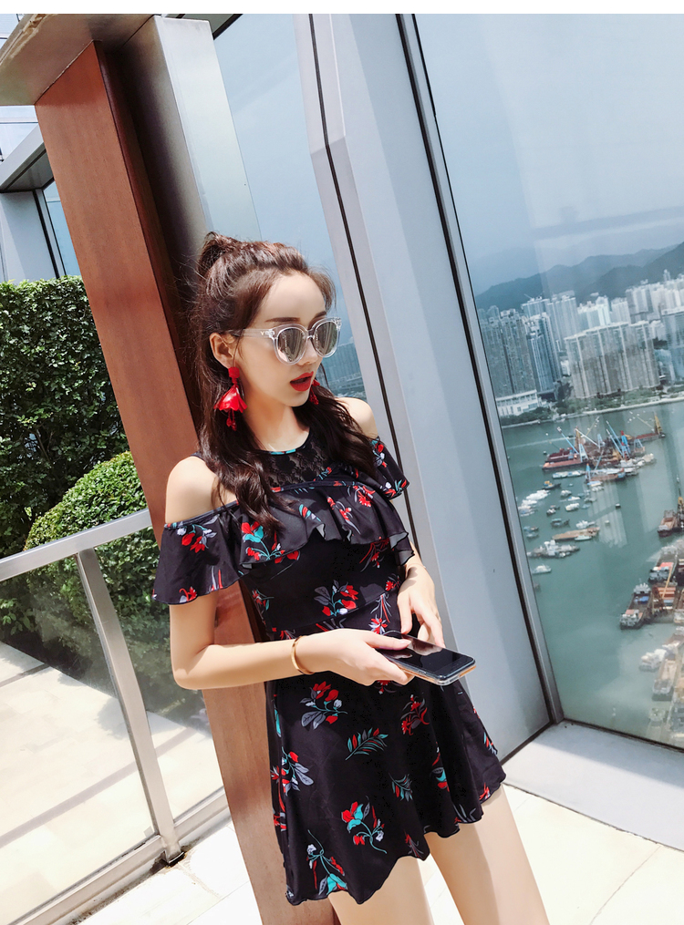Đồ bơi nữ Slim Cover Maiden Váy Hai mảnh thời trang Hàn Quốc Spa Áo tắm sinh viên gợi cảm - Bộ đồ bơi hai mảnh đồ bơi 2 mảnh cạp cao
