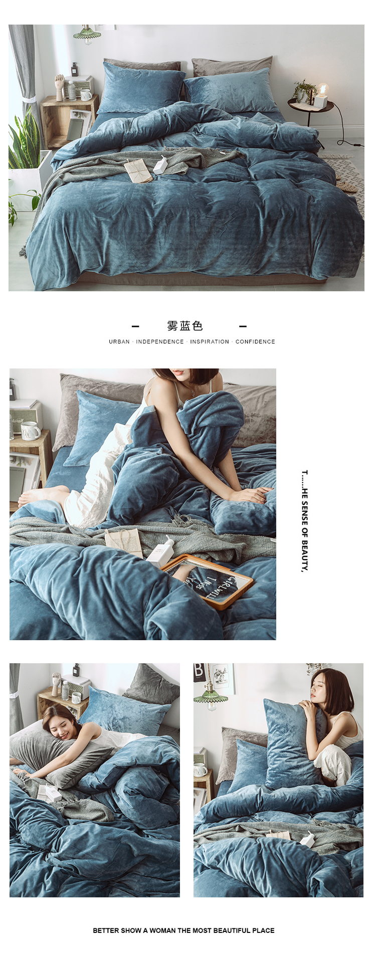 Mùa đông đơn giản ấm áp dày nhung san hô chăn đơn ngắn sang trọng duy nhất đôi nhung bìa - Quilt Covers chăn ga gối đẹp