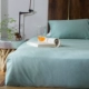 rắn màu 60 Khăn bông Brushed đơn giản, doanh nghiệp giường bông bông nệm bìa ba mảnh vỏ bảo vệ gối - Trang bị Covers