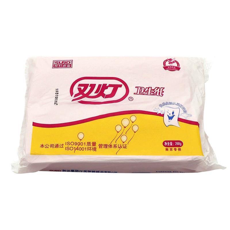 Double Lamp Toilet Paper Maternity Paper Red Square Paper Toilet Paper Straw Paper Flat Crepe Paper Household Pregnant Women Confinement Paper